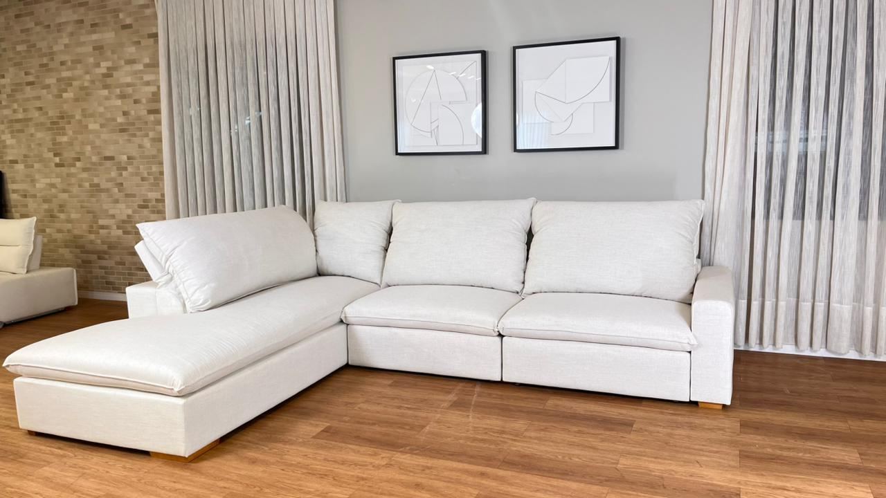 Sofá Milano Anjos com chaise